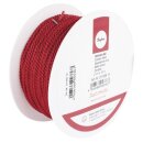 Dekokordel, 2 mm, Rolle 50 m, rot