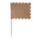 Flaggenpicker mit Zierrand, 7,5cm, Flagge: 4,5x3,5cm,...