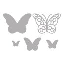 Stanzschabl. Set: Whimsical Butterflies,  5Stück,...