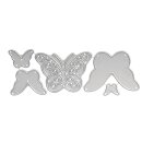 Stanzschabl. Set: Whimsical Butterflies,  5Stück,...