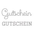 Stanzschabl. Set: Gutschein,  2Stück, 2,5-7cm