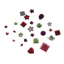 Acryl-Strass-Mix, versch. Formen, 5-14 mm,  1000Stück