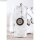 Papier-Faltenbeutel m. Sternchen, 7x24cm,  25 Stück, silber
