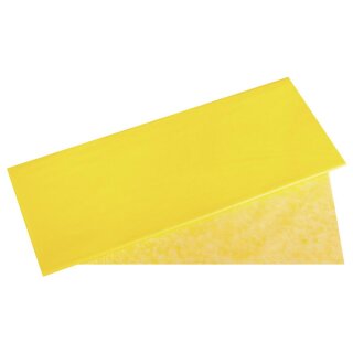 Seidenpapier, lichtecht, 50x75cm, 17g/m², farbfest,  5Bogen, zitrone