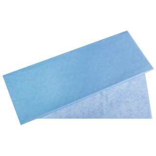 Seidenpapier, lichtecht, 50x75cm, 17g/m², farbfest,  5Bogen, himmelblau