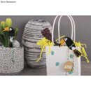 Set-Geschenkanhänger Tropical, Tags+Kordel+Stempel