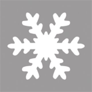 Motivstanzer: Schneeflocke, 5,08cm ø, (2)