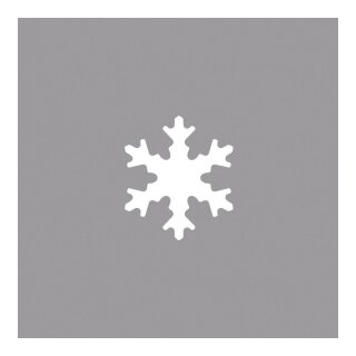 Ministanzer Schneeflocke, 0,95cm ø, (3/8) m. Schlüsselanhänger