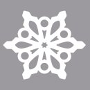 Silhouetten-Stanzer Schneeflocke, 3,7x4,2cm, SB-Blister...