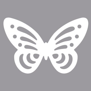 Silhouetten-Stanzer Schmetterling, 4,6x3cm, SB-Blister 1 Stück