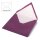 Kuvert quadratisch, uni, FSC Mix Credit, 160x160mm, 90g/m2, Beutel 5Stück, purple velvet