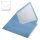 Kuvert quadratisch, uni,FSC Mix Credit, 140x140mm, 90g/m2, Beutel 5Stück, azurblau