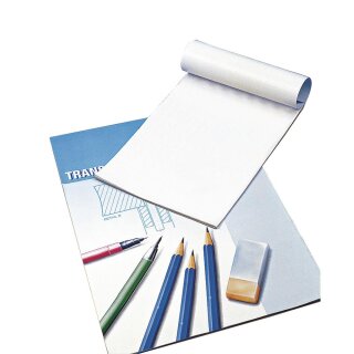 Transparentpapier, 80 g/m2, Block 25 Blatt, A4, Pauspapier