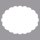 Motivstanze: Oval mit Zierrand 8cm, (3)