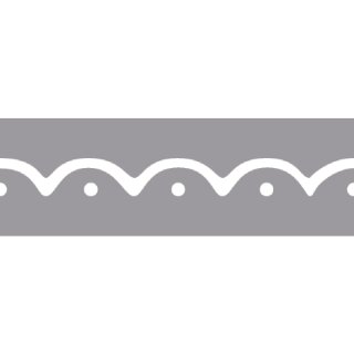 Bordüren-Stanzer - Halbkreise, 4x0,4cm, Geeignet für Karton bis 200g/m²