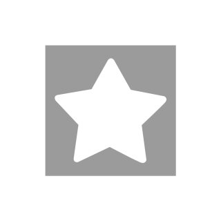 Motivstanzer: Stern, 3,81cm ø, (1 1/2), SB-Blister 1 Stück