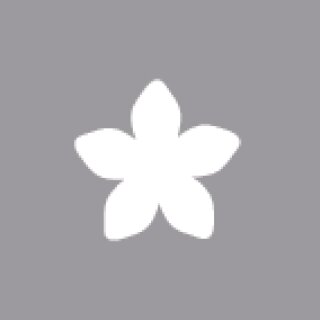 Motivstanzer: Blüte, 1,6cm ø, (5/8), SB-Blister 1 Stück