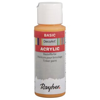 Acrylic-Bastelfarbe, Flasche 59 ml, mandarine