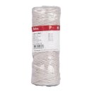 Jutegarn, 4fach, 3,5mm ø, Spule 50m, weiß