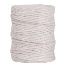 Jutegarn, 6fach, 6mm ø, Spule 120m, weiß
