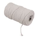 Garn, 2mm ø, ca. 180g, Spule 70m, weiß