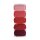 Baumwoll- Garn Stitch&Knot, 5 Farben je 10m,  50m, kirschrot