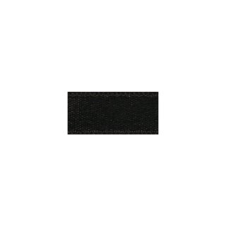 Satinband, 7mm, Rolle 10m, schwarz