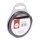 Satinband, 7mm, Rolle 10m, schwarz