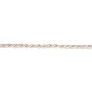 Dekokordel, 6 mm, Rolle 25 m, creme
