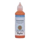 Fensterfarbe easy paint, Flasche 80 ml, capriorange