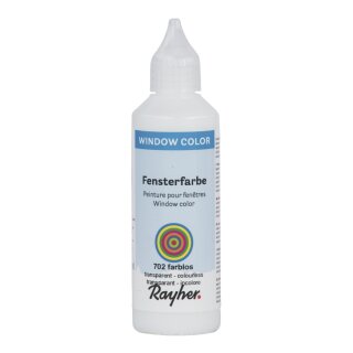 Fensterfarbe easy paint, Flasche 80 ml, farblos