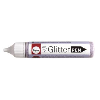 Glitter Effekt-Pen, Flasche 28ml, pink