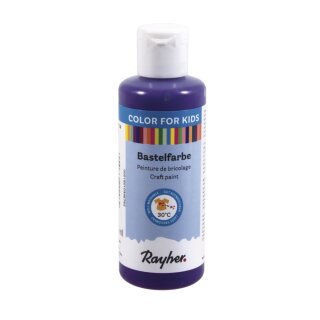 Kinder-Bastelfarbe, Flasche 80ml, violett