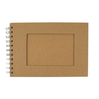 Album mit Passpartoutstanzung, QF, Rechteck 30 Bogen, 190 g/m2