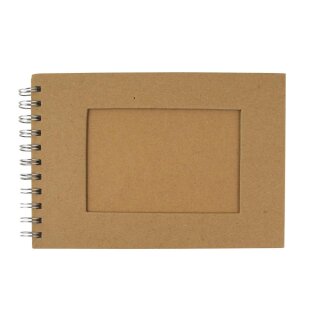 Album mit Passpartoutstanzung, QF, Rechteck, Din A5, 30 Bogen, 190 g/m2