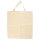 Baumwoll-Tasche, unbedruckt, beige, 42x38cm