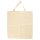 Baumwoll-Tasche, unbedruckt, beige, 42x38cm