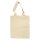 Baumwoll-Tasche, unbedruckt, beige, 21x25cm