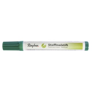 Stoffmalstifte, Dicke Spitze, d.grün