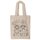Baumwoll-Tasche, bedruckt, beige, 21x25cm, Freundinnen