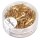 Glasstifte twistet, 12 mm, mit Silbereinzug, Dose 14g, gold