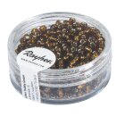 Rocailles, 2,6 mm ø, mit Silbereinzug, Dose 16g,...