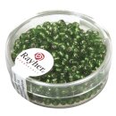 Rocailles, 2,6 mm ø, mit Silbereinzug, Dose 16g,...