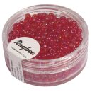 Rocailles, 2,6 mm ø, transp.gelüstert, Dose...