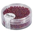 Rocailles, 2,6 mm ø, transp.gelüstert, Dose...