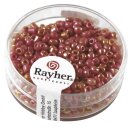 Rocailles, 2,6 mm ø, opak gelüstert, Dose 17g, orange