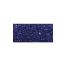Rocailles, 2 mm ø, transparent, Dose 17g, d.blau