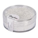 Rocailles, 2 mm ø, transp. gelüstert, Dose...
