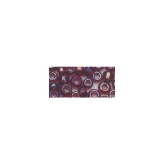 Rocailles, 2 mm ø, transp. gelüstert, Dose 17g, flieder