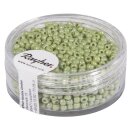 Rocailles, 2 mm ø, opak gelüstert, Dose 17g,...